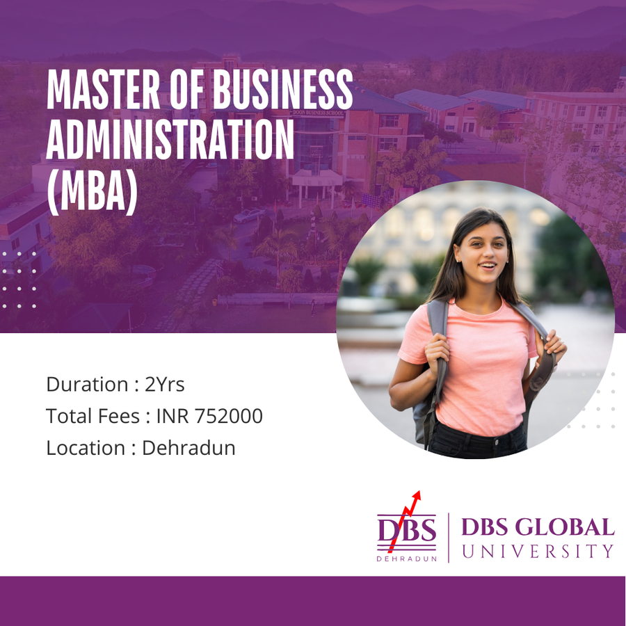 Master of Business Administration (MBA) at DBS Global University, Dehradun